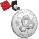 Default 2025 Canada 1 oz Silver Lunar Year of The Snake Coin