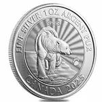 2025 Canada 1 oz The Majestic Polar Bear Silver Coin