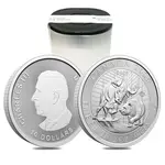 2025 Canada 2 oz Bull and Bear Silver Coin .9999 Fine BU