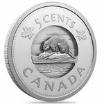 2025 Canada 3.5 oz Multilayered Beaver 5C Proof Silver Coin .9999 Fine