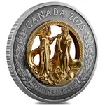 2025 Canada 4.6 oz Allegories of Justice and Truth Silver Coin