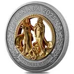 2025 Canada 4.6 oz Allegories of Justice and Truth Silver Coin