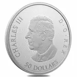 2025 Canada 5 oz The Goldfinch and The Bloom Silver Coin