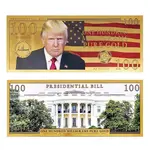 2025 Donald J. Trump 100 Milligram 24K Gold Aurum Presidential Bill