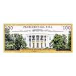 2025 Donald J. Trump 100 Milligram 24K Gold Aurum Presidential Bill