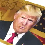 2025 Donald J. Trump 100 Milligram 24K Gold Aurum Presidential Bill