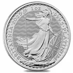 Default 2025 Great Britain 1 oz Platinum Britannia Coin BU