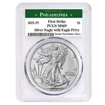 Default 2025 (P) Eagle Privy 1 oz Silver American Eagle PCGS MS 69 FS Philadelphia