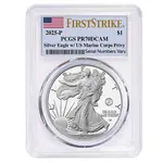 Default 2025-P Marine Corps Privy 1 oz Proof Silver American Eagle PCGS PF 70 FS