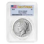 Default 2025 Peace Silver Dollar PCGS MS 69 FS