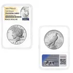 2025-S Morgan and Peace Silver Dollar Proof 2-Coin Set NGC PF 69 ER (Morgan/Peace)
