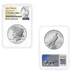 2025-S Morgan and Peace Silver Dollar Proof 2-Coin Set NGC PF 70 ER (Morgan/Peace)