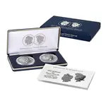 2025-S Morgan and Peace Silver Dollar Reverse Proof 2-Coin Set (w/Box & COA)