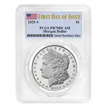 Default 2025-S Morgan Silver Dollar Proof Coin PCGS PF 70 FDOI