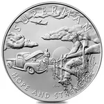 2025 US Mint 1 oz DC Comics Superman Silver Medal .999 Fine