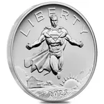 2025 US Mint 2.5 oz DC Comics Superman Silver Medal .999 Fine