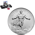 2025 US Mint 2.5 oz DC Comics Superman Silver Medal .999 Fine