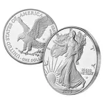 2025-W 1 oz Proof Silver American Eagle Congratulations Set (w/Box & COA)