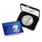 2025-W 1 oz Proof Silver American Eagle Congratulations Set (w/Box & COA)