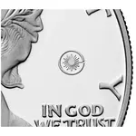 2025-W Laser Beam Privy 1 oz Proof Silver American Eagle (w/Box & COA)