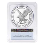 2025-W Laser Engraved Privy 1 oz Proof Silver American Eagle PCGS PF 69 FS