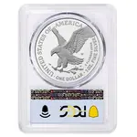 2025-W Laser Engraved Privy 1 oz Proof Silver American Eagle PCGS PF 70 AR