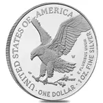 2025-W Laser Engraved Privy 1 oz Proof Silver American Eagle PCGS PF 70 AR