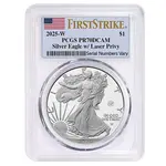 Default 2025-W Laser Engraved Privy 1 oz Proof Silver American Eagle PCGS PF 70 FS