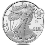 2025-W Laser Engraved Privy 1 oz Proof Silver American Eagle PCGS PF 70 FS