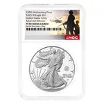 Default 2025-W US Army Privy 1 oz Proof Silver American Eagle NGC PF 70 AR (Military)