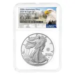 2025-W US Army Privy 1 oz Proof Silver American Eagle NGC PF 70 ER Mountain