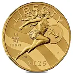 Default 2025-W US Mint 1/2 oz DC Comics Wonder Woman Proof Gold Coin (w/Box & COA)