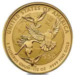 2025-W US Mint 1/2 oz DC Comics Wonder Woman Proof Gold Coin (w/Box & COA)