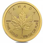 Default 2026 1/10 oz Canadian Gold Maple Leaf $5 Coin BU (Sealed)