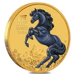 Default 2026 1/10 oz Colorized Gold Lunar Horse BU Perth Mint