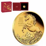 Default 2026 1/10 oz Proof Gold Lunar Horse Coin Australian Perth Mint