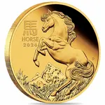 2026 1/10 oz Proof Gold Lunar Horse Coin Australian Perth Mint