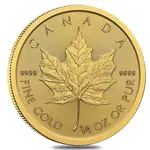 Default 2026 1/4 oz Canadian Gold Maple Leaf $10 Coin BU (Sealed)
