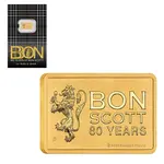 Default 2026 1 Gram Perth Mint Bon Scott 80th Ann. Gold Bar .9999 Fine (in Assay)
