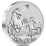 Default 2026 1 Kilo Silver Lunar Horse BU Australian Perth Mint