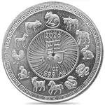 2026 1 oz Elemetal Year of The Horse Silver Round .999 Fine