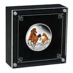 2026 1 oz Proof Colorized Silver Lunar Horse Perth Mint