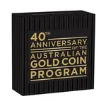 2026 1 oz Silver Australian Nugget 40th Ann. Proof Gilded Coin Perth Mint