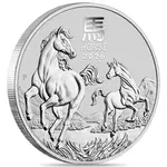 Default 2026 1 oz Silver Lunar Horse BU Australian Perth Mint