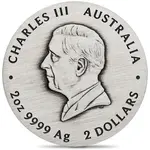 2026 2 oz Antiqued Silver Lunar Horse Coin Australian Perth Mint