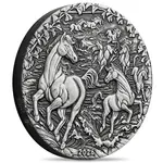 2026 2 oz Antiqued Silver Lunar Horse Coin Australian Perth Mint