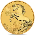 2026 2 oz Gold Lunar Horse BU Australian Perth Mint