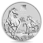 2026 2 oz Silver Lunar Horse BU Australian Perth Mint