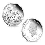 2026 3.5 oz Proof Silver Lunar Horse 3-Coin Set Australian Perth Mint