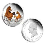 2026 3 oz Silver Lunar Horse 3-Coin Set Perth Mint
